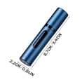 thumbnail image 2 of Perfume Atomizer Bottle, Portable Refillable Perfume Bottle Spray Proof, Travel Small Size Cologne Sprayer For Men Women, 5ml, 2 of 2