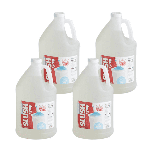 Concession Stand Slushy Syrup 5:1 Concentrate - 1 Gallon Bulk Food Service - Multiple Flavors (4/CASE)