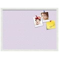 thumbnail image 2 of PinPix 30x22 Custom Cork Bulletin Board Light Purple Dots Poster Board Has a Fabric Style Canvas Finish, Framed in Light Purple Dots, by ArtToFrames (PinPix-503), 2 of 6