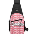 thumbnail image 3 of Bolso de hombro unisex con diseño de galletas, deportivo, informal, ligero, duradero, de gran capacidad y a la moda., 3 of 4