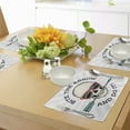 thumbnail image 4 of Ambesonne Retro Place Mats Set of 4, Hipster Skull Pop Art, Standard Size, Multicolor, 4 of 6