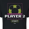 thumbnail image 3 of Disney - Player 2 Start   - Juniors Cropped Cotton Blend T-Shirt, 3 of 5