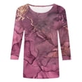 thumbnail image 5 of Pompotops T-shirt à Manches Courtes Col Rond Mode Été pour Femmes Liquidation, 5 of 5
