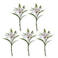 thumbnail image 6 of Lily Artificial Flower Arrangement Latex Artificial Flowers For Bouquet Wedding, 6 of 9