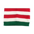 thumbnail image 4 of Christmas Knitted Striped Beanie Hat Adult Winter Holiday Party Decorative Headwear Vermilion, 4 of 4