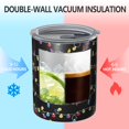 thumbnail image 2 of 12oz Coffee Tumblers Multicolor Christmas Light Pattern Stainless Steel Vacuum Insulated Travel Tumbler Coffee Cups Mug with Lid and Straw with Cleaning Brush for Cold & Hot Drinks, 2 of 5