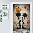 thumbnail image 3 of Cortina de puerta de Mickey Mouse, cortina opaca para puerta de 34 x 57 pulgadas, cortina divisoria de privacidad para decoración del hogar, dormitorio, cocina, 2 paneles, 3 of 6