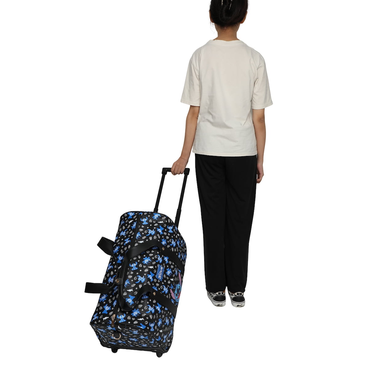 Lilo & Stitch 17-Inch Wheeled Duffle Bag - Officially Licensed Travel Companion