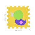 thumbnail image 3 of 9Pcs 30*30cm Soft EVA Foam Baby Play Puzzle Mats with Fences Colorful Educational Kids Playing, 3 of 8