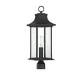 thumbnail image 2 of Hancock 1-Light Outdoor Post Lantern in Matte Black, 2 of 5