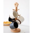 thumbnail image 2 of Jinsinto small flower Mug Holder Tree, Coffee Cup Holder, Countertop Mug Tree , Coffee Mug Holder for Counter Stand,Mug Rack & Tea Cup Organizer,Coffee Counter Bar Accessory with 6 Hooks, 2 of 6