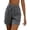 ☪381-Gray, variant on Women's Multi-Color Shorts with Drawstring Waist - Versatile Bottoms with Adjustable Feature for Casual Style