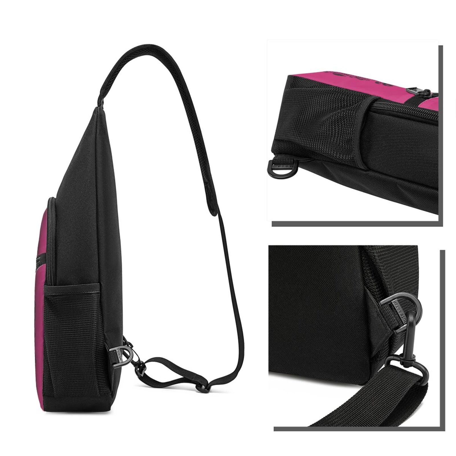 Xecao's Home is Where Our Story Begins Print Sling Bag: A Versatile Chest, Shoulder, and Crossbody Backpack for Casual Days Out, Perfect for Both Men and Women