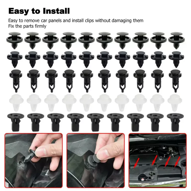 100pcs Toyota Lexus Trim Panel Clips – Bumper Fender Push Pin Rivets 7/8/9mm