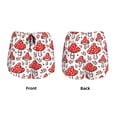 thumbnail image 6 of Sigee Amanita Red Mushroom for Women's Athletic Shorts High Waisted Running Shorts Pocket Sporty Short Gym Elastic Workout ShortsSmall, 6 of 9