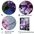 thumbnail image 3 of Designart "Dream Of Lilacs In Minimalism V" Lilacs Floater Framed Canvas Wall Art, 3 of 5