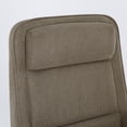 thumbnail image 6 of COLAMY Cocoon Modern Executive High Back Home Office Chair, Upholstered Desk Chair with Wheels, Vanity Chair with Head and Lumbar Support, Armrest (Camel), 6 of 12