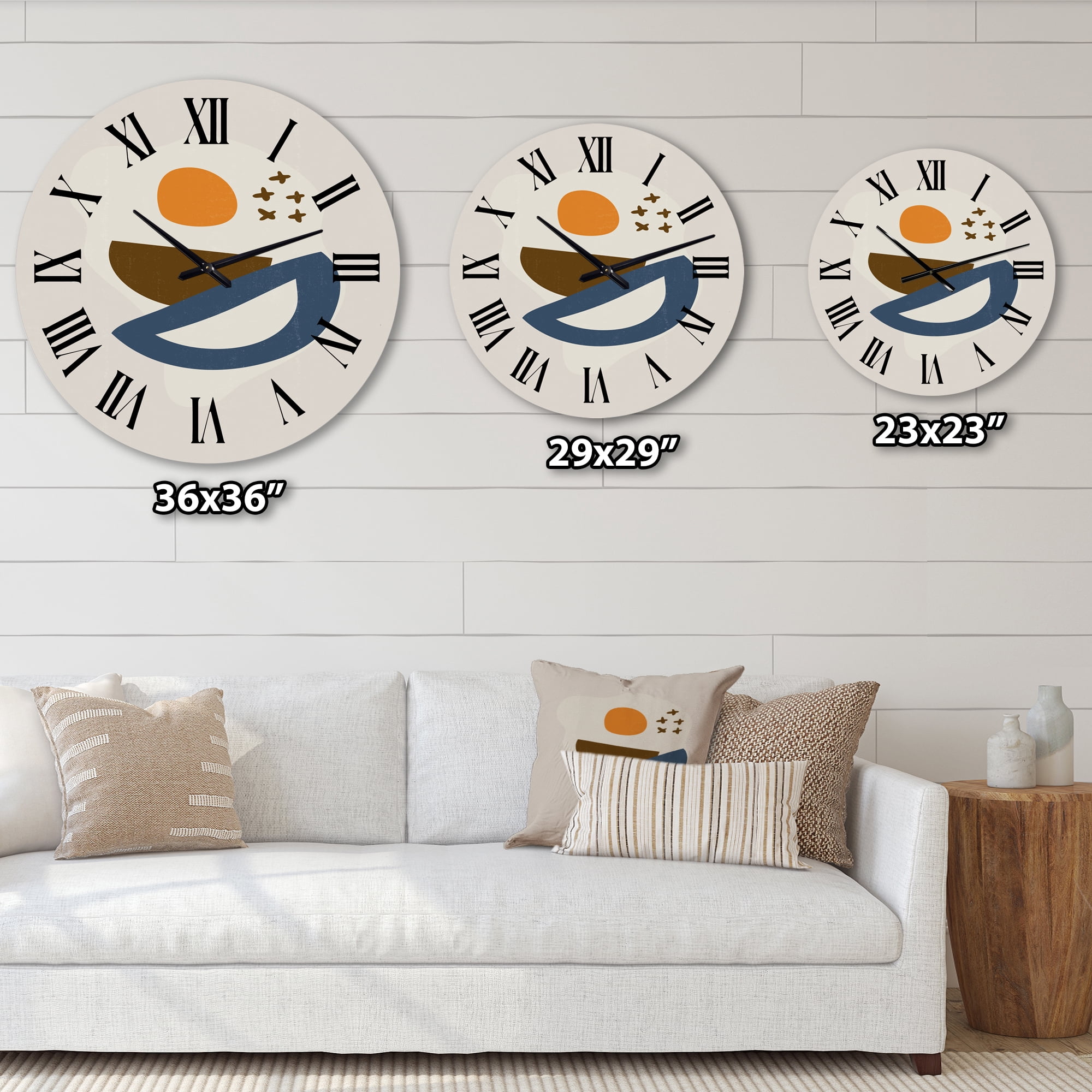 Designart 1 in Quartz Modern/Contemporary Wall Clock
