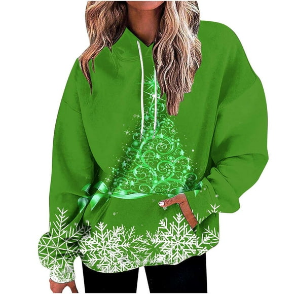 Tetras Sweatshirt for Women,Women's Fashion Printed Pocket Long Sleeve Blouse,Casual Tops Sweatershirt,Button Hoodies