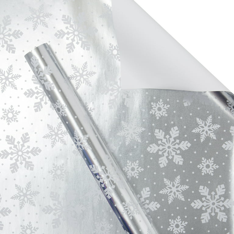 Silver Hola Diamond Foil Christmas Gift Wrap, 4 Rolls/ Set – WrapaholicGifts