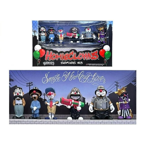 Set de figuras HomieClowns Series 3 Homies de 2 pulgadas y 6 piezas