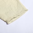 thumbnail image 4 of Women’s Soft Loose Fit Short Sleeve Linen Blouse - High Low Hem Design, Casual Comfortable Top, Solid Color Options, 4 of 5