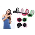 thumbnail image 3 of Folding Mini Pocket Hair Comb with Mirror Travel Set, 3 of 4