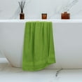 thumbnail image 5 of MALLONI HOME 4 Pack Bath Towel Set 27x54, 100% Ring Spun Cotton, Ultra Soft Highly Absorbent Machine Washable Hotel Spa Quality Bath Towels for Bathroom, 4 Bath Towels Kiwi Green, 5 of 7