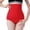 Red, variant on Wyongtao Women's Stretch Underwear Tummy Control Soft Underpants Ladies High Waisted Briefs Panties,Red XL