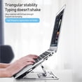 thumbnail image 2 of ZheElen Laptop Notebook Stand Holder Portable Ergonomic Adjustable Ultrabook Stand Silver, 2 of 6