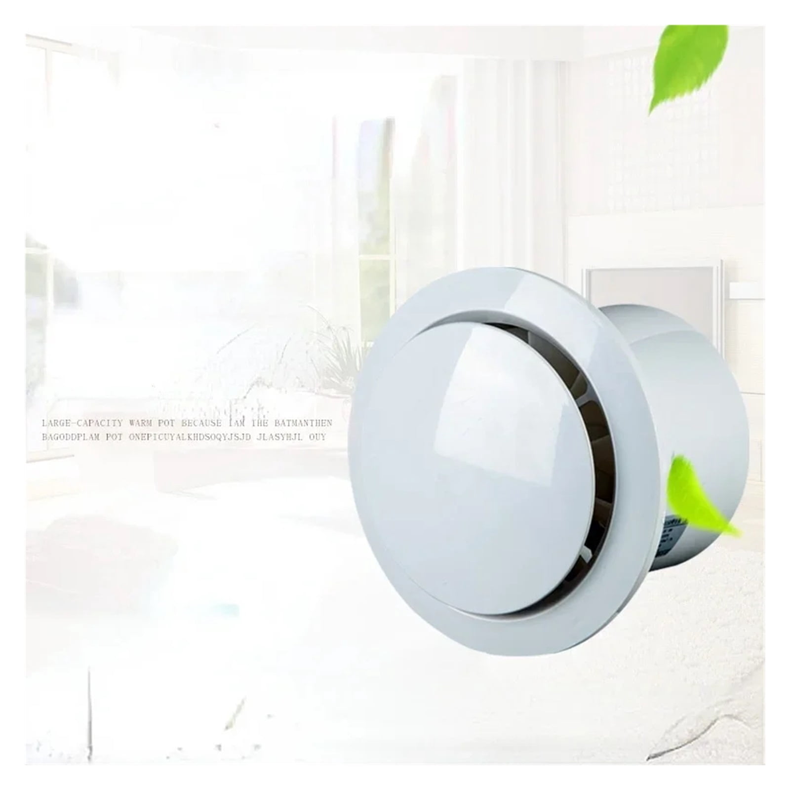 4 Inch 6 Inch Ventilating Fan Bathroom Wall Mute Household Exhaust Fan Kitchen Remote Control Exhaust Fan ,Easy Installation