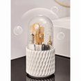 thumbnail image 4 of 1 covered 360 ° rotating makeup brush storage rack | countertop makeup storage and display cabinet | waterproof and dustproof suitable for dressing tables  tabletops  and bathrooms!, 4 of 6