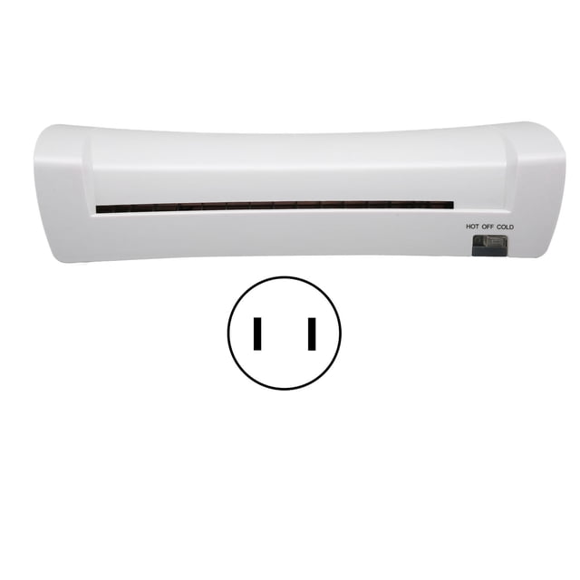 9in Hot Cold Laminator, Hot Cold Bonding Methods ABS Button A4 Laminator For Family For School For Office US Plug 100-120V