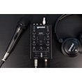 thumbnail image 4 of Gemini Sound MM1 Professional Audio 2-Channel Dual Mic Input Stereo 2-Band Rotary Compact DJ Podcast Mixer with Cross-Fader and Individual Gain Control, 4 of 4