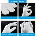 5Pairs Soft Touch Moisturizing Gloves, Overnight Cotton Gloves for Dry Hands, Eczema & Adults
