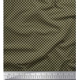 thumbnail image 1 of Soimoi Moss Georgette Fabric Herringbone Small Printed Fabric 1 Yard 42 Inch Wide, 1 of 3