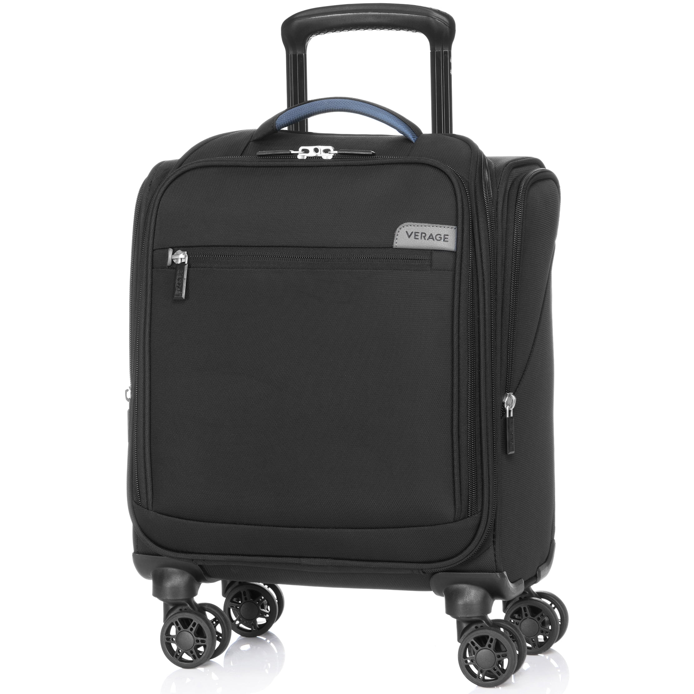 Spinner Carry On Underseat Luggage with USB Port, Softside Small