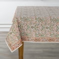 thumbnail image 2 of Mantel Ridhi Sassy, color salmón y verde esmeralda, 72 x 160 cm, 2 of 7