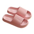 thumbnail image 1 of Zapatillas de mujer con plataforma suave y gruesa, sandalias deslizantes de Eva para la playa de verano, zapatos de baño para interiores para hombres, antideslizantes, triangulación de envíos Tan Jianjun unisex, 1 of 2