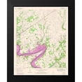 thumbnail image 2 of USGS 15x18 Black Modern Framed Museum Art Print Titled - Acton Texas Quad - USGS 1961, 2 of 5