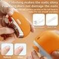 thumbnail image 4 of Aorsher 3 In 1 Electric Nail Clippers with Polish, USB Rechargeable Automatic Fingernail Clippers with Light, Battery Powered Nail Trimmer for Elderly, Adults and Women, 4 of 14