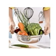 thumbnail image 3 of Set Ensaladera Tazon Acero Inoxidable Cocina 16cm 3pzs Xtellar Plateado, 3 of 4