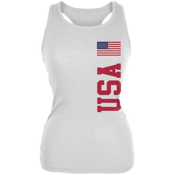 World Cup USA White Juniors Soft Tank Top - Small
