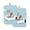 The Gray Little Rabbit, variant on Iauyy 2 Pack Hot Pads for Kitchen Heat Resistant&Non Slip Potholders,Thickness 8mm Heat Resistant up to 170° for Oven Mitts Kitchen Decor 7x9.8in,Playing by The River