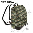 thumbnail image 2 of Disketp Largemouth Bass Fish Mochila de Cuero para Mujer, Bolso de Espalda Antirrobo con Estilo para Viaje, Trabajo y Uso Diario, 2 of 4