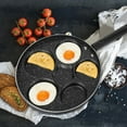 thumbnail image 1 of 5  Holes Frying Pan Non Stick Eggs Cooking Pan Home Kitchen Cookware for Breakfast Non Stick Frying Pan, 1 of 7