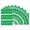Green, variant on 10Pcs Cable Labels, Wire Labels Electrical, Waterproof Cord Label Electronics Tags for Cables Management, Self-Adhesive Cable Label Tags for Laser Printer and Handwriting,Yellow