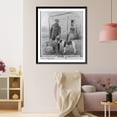 thumbnail image 3 of Historic Framed Print, Northern Surprise and Jessamy, sire and mother of Americas' best coursing hounds. Lowes Kennels, Lawrence, Kansas, 17-7/8" x 21-7/8", 3 of 9