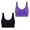 Purple, variant on Jalioing Womens Push Up Bras 2 Pack Seamless Wireless Full Coverage Support Bra Plus Size Breathable T Shirt Bra