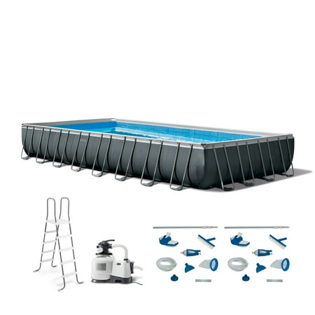 Intex Ultra XTR 32' x 16’ x 52" Rectangular Above Ground Pool Set w/ Filter Pump